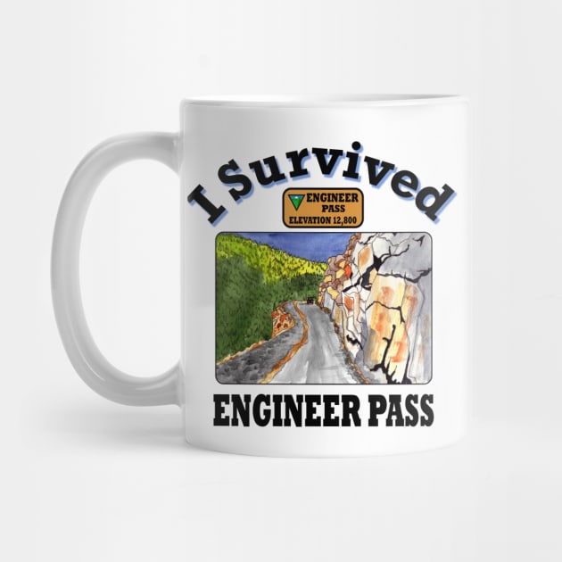 I Survived Engineer Pass Painting 1, Ouray Colorado by MMcBuck